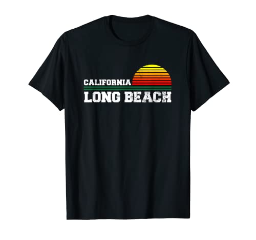 Long Beach Kalifornien Distressed CA Geschenk Souvenir T-Shirt