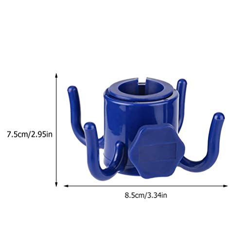 BESPORTBLE 2Pcs 4- Pontas de Plástico Guarda- Chuva de Praia Guarda- Chuva Pendurado Gancho Cabide p