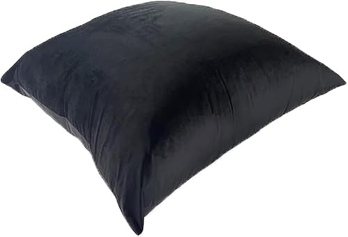 FoamTouch 40" x 40" Black Crash Pad with Foam Blocks for Kids and Adults - Therapeutic Sensory Pad with Washable Cover-Black