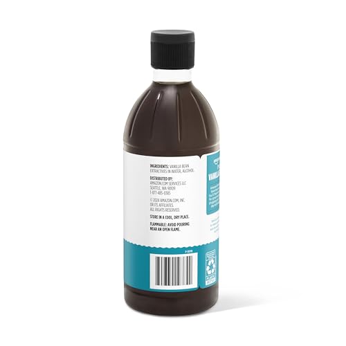 Image of Amazon Grocery, Pure Vanilla Extract, 16 Fl Oz