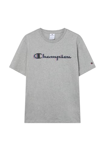 Champion T-Shirt Legacy Man - Big Logo - Gris - L, Gris (Em006), L