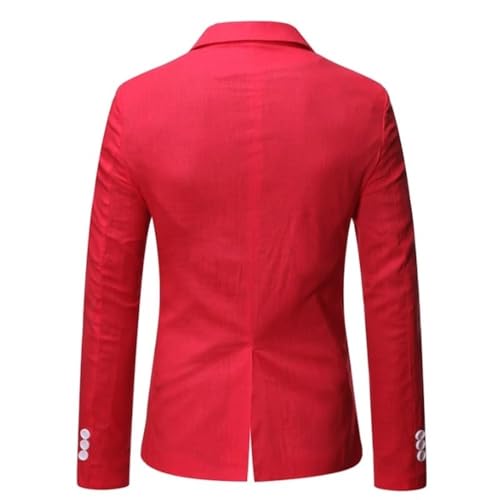Men's Lightweight Spring Thin Double-Breasted Daily Business Casual Suit Jacket Sport Coat Mens Suit2