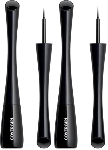 Delineador líquido COVERGIRL Get In Line negro pack 2 miniatura 1