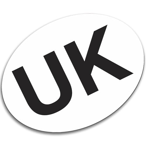 Magnetic UK Magnetic Plate for Europe - Easy to Attach & Remove EU Approved Road Stickers Blow Away Resistant No Paint Scratches (1)
