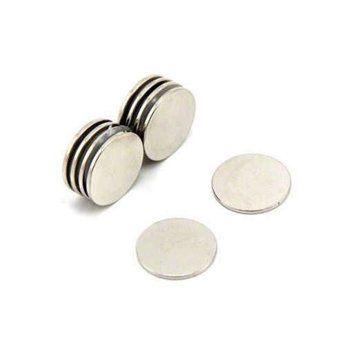 N42 Magnet de Neodimio Para Artes, Manualidades, Fabricación de Modelos, Bricolaje, Pasatiempos, Oficina Y Hogar   15mm de Diámetro x 1mm de Espesor   1.1kg   Paquete de 10