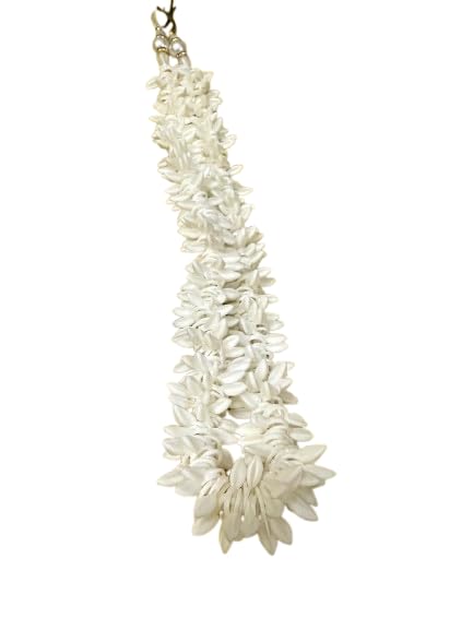 Gajra for Hair, Artificial Scented Jasmine Flowers Hairbun, White Hair Flowers for Women, Reusable Traditional gajra, Hair Accessories Bun, Bracelet, Juda Wedding