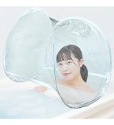 【10秒で簡単サウナ♪】お風呂 自宅 サウナ 折りたたみ式 ワンタッチ ポップアップ テント (ホワイト)