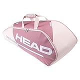 Spallacci regolabili Head, Tour Team 6R Combi Unisex Adulto, Rosa/Bianco, 6 Racchette
