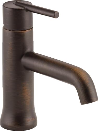Image of Delta Trinsic Single-Handle Bathroom Faucet with Metal Drain Assembly, Venetian Bronze 559LF-RBMPU