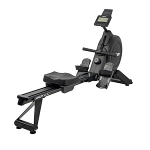 KETTLER Coach 200 Rudergerät für Zuhause – Magnetbremse mit 16 Widerstandsstufen, LCD-Display, 8 Trainingsprogramme, hochstellbar, Tablethalterung, bis 135 kg