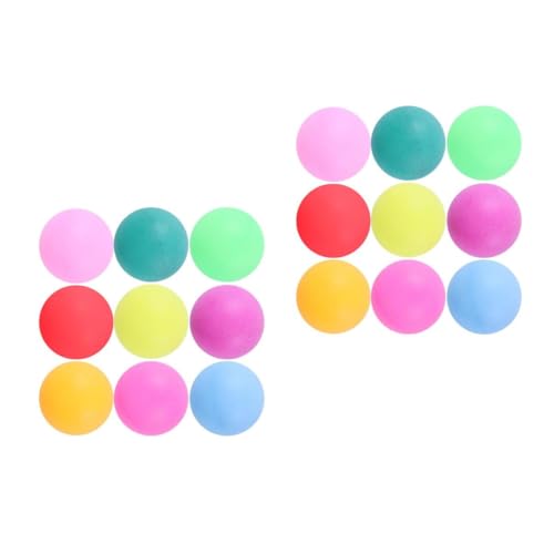 UKCOCO 2sets Table Tennis Balls 40mm Bulk Pack for Games Crafts Party Favors 100pcs*2