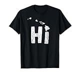 Hawaii T-Shirt HI Hawaiian Islands Map Aloha Maui Gift T-Shirt
