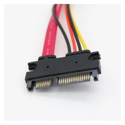 Cable Extensor SATA 3 III 22 Pin Macho a Hembra 0.3 m miniatura 4