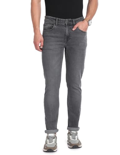 Image of Arvind AD Mid Rise Skinny Fit Jeans