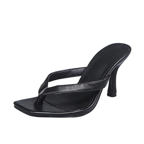 Zapatillas de estar por casa para mujer, sandalias de tacón cuadradas, sandalias cómodas de verano, sandalias cómodas y modernas, zapatos de noche, elegantes, zapatos de verano, piscina, mar, playa,