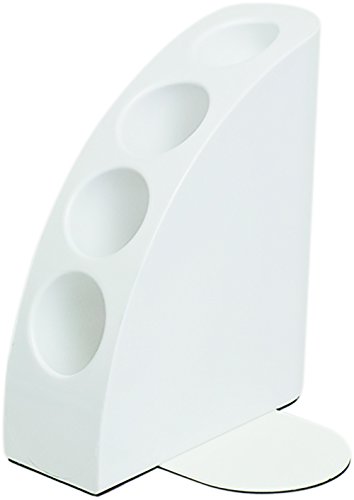 Serre-livres porte-stylo Nakabayashi Standish blanc PS-BE1-W stable et compact