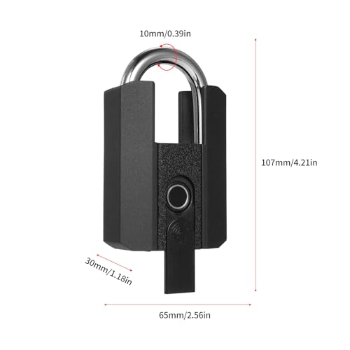 Cadenas robuste à digitales avec application serrure intelligente étanche - 3