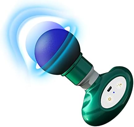 Mini Muscle Massage Gun, Powerful 6 Speed Vibration Modes Handheld Massager Wand for Back, Shoulder, Neck and Body Pain Deep Tissue Massage Gun, Professionally Relieve Athletes Pain