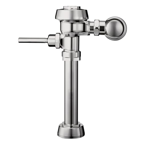 Sloan Royal 111 Exposed Manual Water Closet Flushometer, 1.28 GPF Manual Flush Valve - Single Flush Non-Hold-Open Handle, Fixture Connection Top Spud, Polished Chrome Finish, 3910168