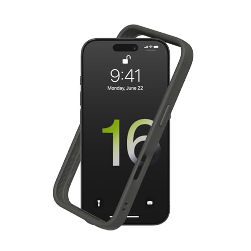 Rhinoshield Bumper Case Compatible With [Iphone 16 Pro Max] | Crashguard - Shock Absorbent Slim Design Protective Cover 3.5M / 11Ft Drop Protection - 