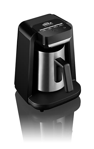 Arzum Okka OK0012-RK Rich Spin M Turkish Coffee Maker, Turkish Coffee Function, Air Flow Prevention System, Chrome