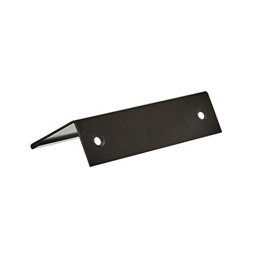 Image of Amerock Edge Pull 3 in (76 mm) Center-to-Center Flat Black Cabinet Pull - 10 Pack