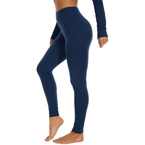 WOOLCANO Women's Merino Wool Thermal Leggings Cover