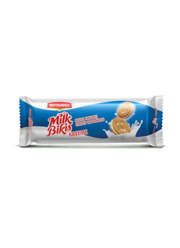 Britannia Milk Bikies Sandwich Biscuits Cookie 100 g