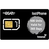 OSAT Inmarsat Isatphone 2 & Pro Prepaid GSPS SIM Card - 500 Units / 365 Day Validity for Satellite phones - Ready to Activate Online - Voice, SMS Text Messaging