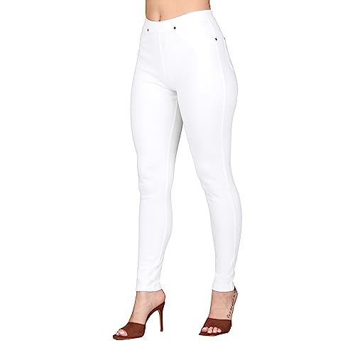 Lildy Women's Denim Jeggings, Stretchable Cotton Blend