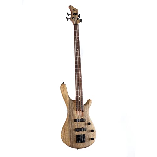 Fame Baphomet II 4 (Natural) – Basse Électrique 4 Cordes - Les Beatles, Paul McCartney, John Lennon, RIngo Starr, George Harrison Fame Baphomet II 4 (Natural) - Basse Électrique 4 Cordes