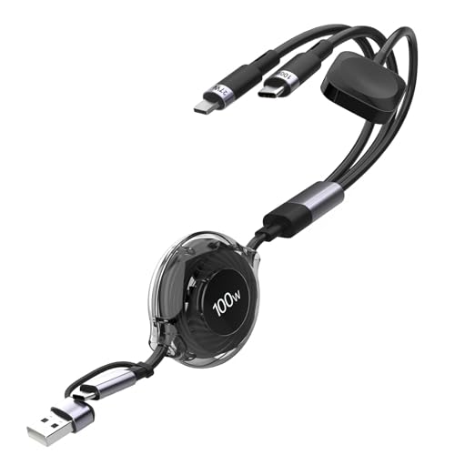 Juckier 3in2 莮 usb}`[dP[u AbvEHb` PDΉ 100W/5A }[d USB Type C P[u iPhone AbvEHb` [d [d iPhone/iPad/Apple Watch Ser