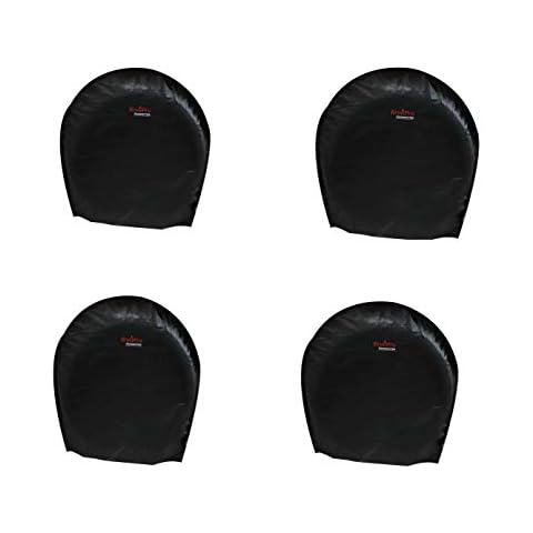 BroilPro Accessories Tire Cover Set of 4PCS Waterproof Sun Protectors for RV, Camper, Trailer, Truck Fits 27"-29" Tire Diameter Cover