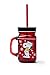 Excelsa, Mug con Cannuccia Peanuts, Lt.0,5, Vetro