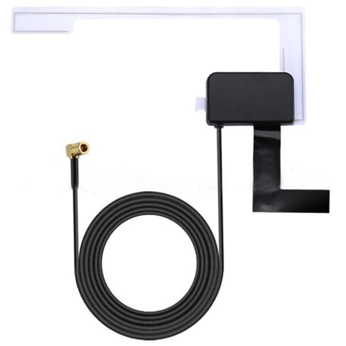 DAB Car Antenna SMB 3 Meters Digital Radio Active Antenna FM/AM Car Radio Aerial Antennas Glass Windscreen Mount for Pioneer Clarion JVC Kenwood Alpine