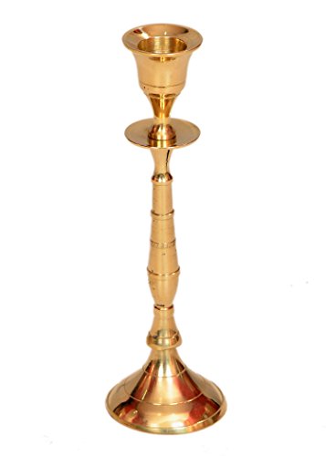 E-Handicrafts Brass Candle Stand (Shamadan) -7.5inch