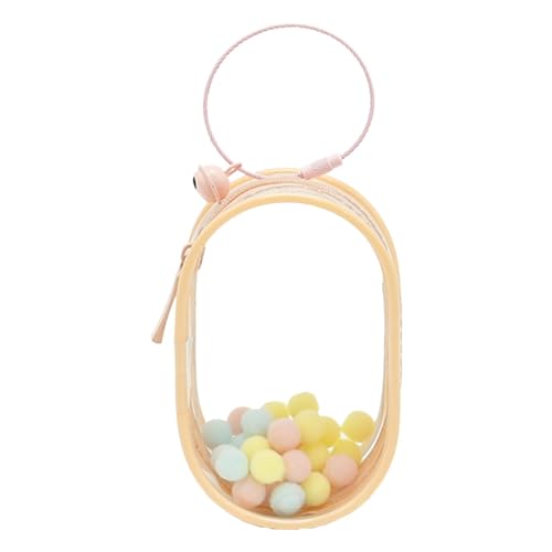 Pzuryhg - Mallette de Transport pour Figurines, vitrine à Collectionner | Organisateur de Rangement Portable pour Petites poupées,Pochette de présentation de Figurines, étui d'objets de Collection pour Mon