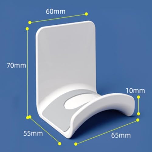 حامل سماعة رأس وخطاف حامل لاصق للتثبيت على المكتب لمعظم سماعات الرأس وأجهزة التحكم من بايفيفد (أبيض)