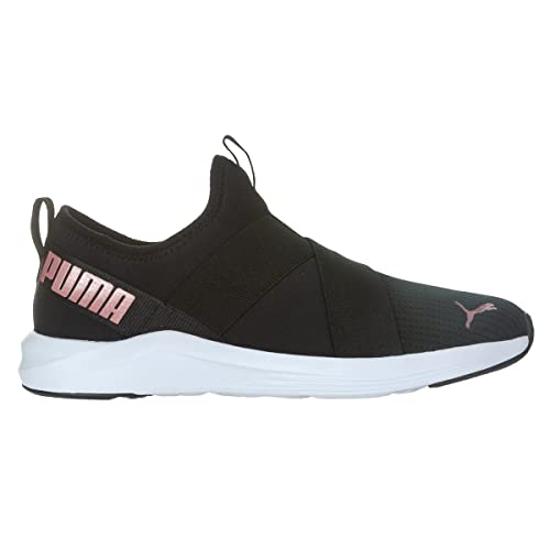 PUMA Prowl Slip-On Wns Bdp, Cross Trainer Feminino, Preto/Vermelho/Branco (Black/Red/White), 37.0