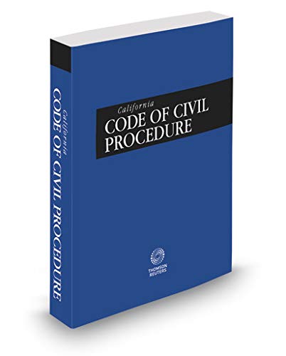Amazon.com: California Code of Civil Procedure, 2021 ed. (California ...