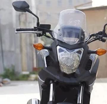 2021 Voor HONDA NC750X NC 750X 2016 2017 2018 2020 Motorfiets Accessoires Voorruit Richters Luchtstroom Verstelbare Voorruit Wind Onderdelen (Color : Silver