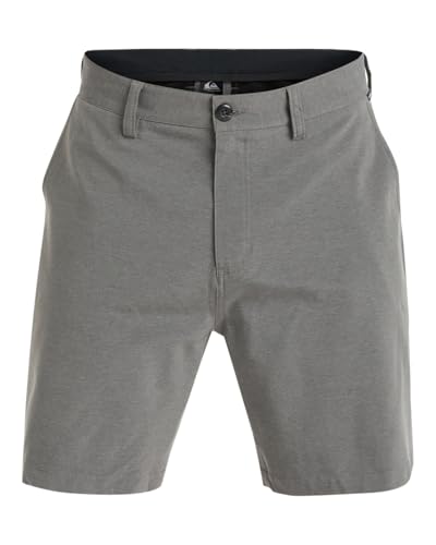 Boardshort Anfibio Quiksilver Union Heather Hombre 19 Pantalón Corto Híbrido Negro