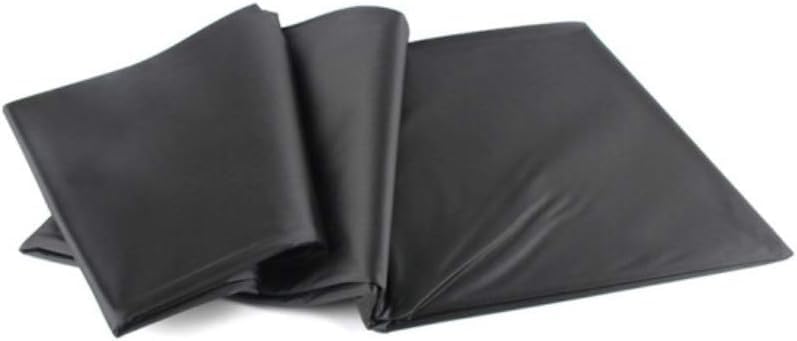 -Mall Sábanas Negras sábanas Impermeables Pareja Juguetes de látex, 210 x 210cm