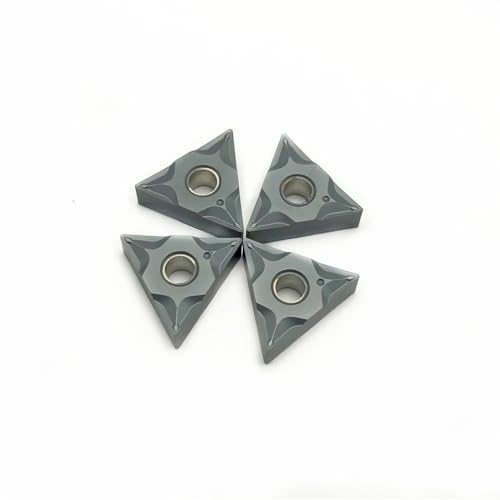 10 piezas insertos de carburo TNMG160404 LT10 para torneado CNC miniatura 1