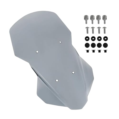Windschild Windabweiser Für Motorrad-Windschutzscheiben Für Yamaha Tracer 700 Tracer 7 (2020–2022) Verstellbarer Windabweiser Mit Spoiler Spoiler Deflektoren(Titan)