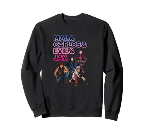 Sweat Descendants Disney vêtement ado imprimé mode urbaine pull fille garçon