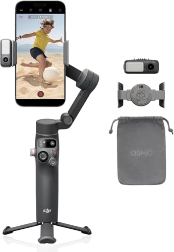 Image of DJI Osmo Mobile 8P Standard Combo 3-Axis Smartphone Gimbal Stabilizer with Osmo FrameTap Remote, ActiveTrack 8.0, Built-in Extension Rod & Tripod, Foldable Design, 10-Hour Battery