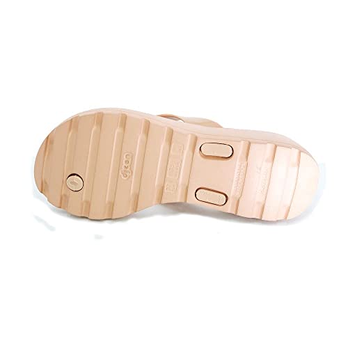 Tamanco Anabela Dijean Feminino Anatômico 282/058 - Nude - 38