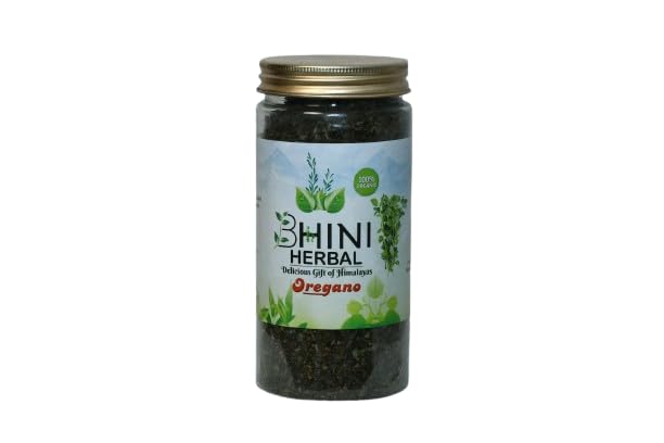 BHINI HERBAL Fresh Organic Dried Oregano Leaves Seasoning for Pizza Pasta Oregano Flake 50g