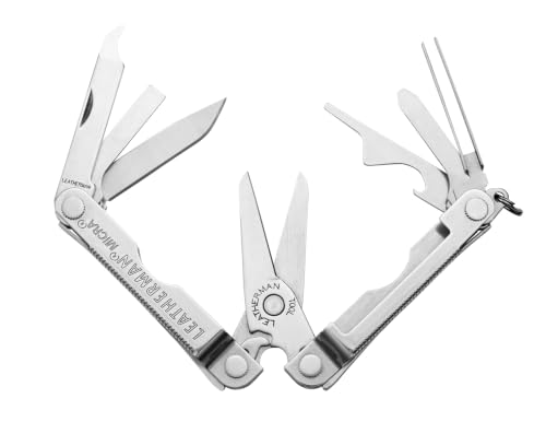 Image of LEATHERMAN Micra Keychain Multi-Tool, Grooming Tools, Stainless Steel